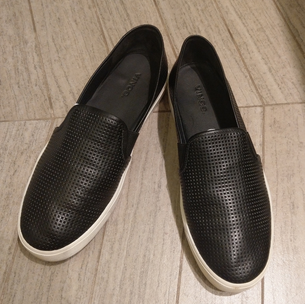 Vince Perforated Leather Blair Sneakers